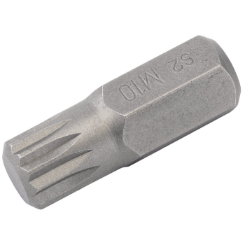 Draper YMH40/SC/B Draper Expert Spline 10mm Insert Bit for Mechanics Bit Sets, M10 x 30mm - Code: 33342 - Pack Qty 1