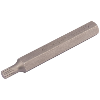 Draper YMH40/SC/B Draper Expert Spline 10mm Insert Bit for Mechanics Bit Sets, M6 x 75mm - Code: 33345 - Pack Qty 1