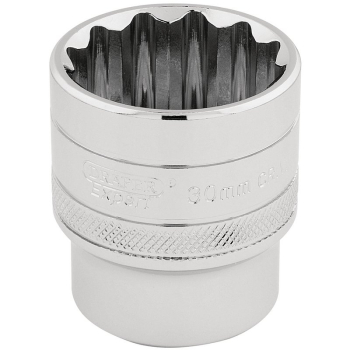 Draper H-MM/B Draper HI-TORQ® 12 Point Socket, 1/2 inch  Sq. Dr., 30mm - Code: 33586 - Pack Qty 1