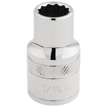 Draper H-AF/B Draper HI-TORQ® 12 Point Socket, 1/2 inch  Sq. Dr., 7/16 inch  - Code: 33600 - Pack Qty 1