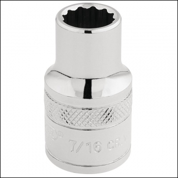 Draper H-AF/B Draper HI-TORQ® 12 Point Socket, 1/2 inch  Sq. Dr., 7/16 inch  - Code: 33600 - Pack Qty 1
