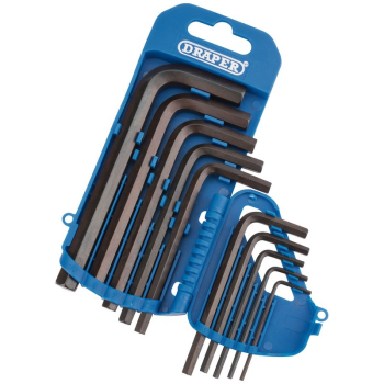 Draper TKW10M/B Metric Hexagon Key Set with Storage Holder (10 Piece) - Code: 33687 - Pack Qty 1