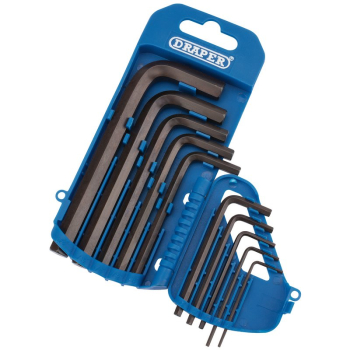 Draper TKW10A/B Imperial Hexagon Key Set with Storage Holder (10 Piece) - Code: 33688 - Pack Qty 1