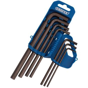 Draper LKW7A/B Imperial Hexagon Key Set (7 Piece) - Code: 33693 - Pack Qty 1
