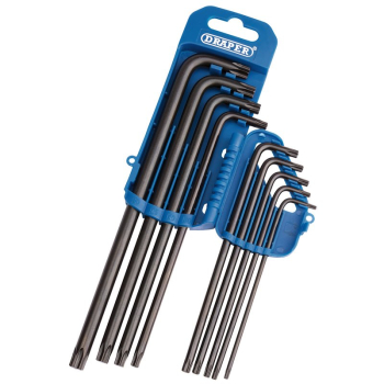 Draper TX8L/9/B Draper TX-STAR® Extra Long Key Set (9 Piece) - Code: 33748 - Pack Qty 1