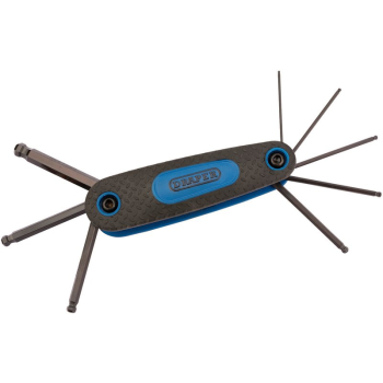 Draper KMHK8B-M/B Ball End Metric Hex. Key Set (8 Piece) - Code: 33837 - Pack Qty 1