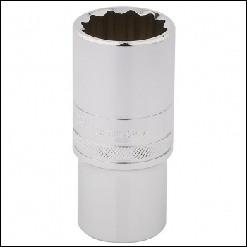 Draper HT-MM/B Draper HI-TORQ® 12 Point Deep Socket, 1/2 inch  Sq. Dr., 26mm - Code: 33838 - Pack Qty 1