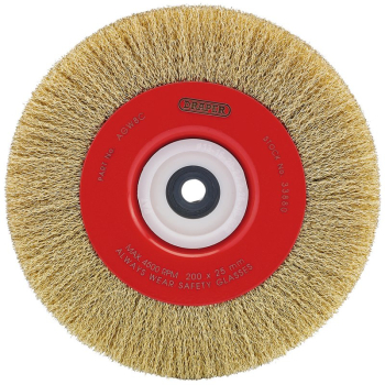 Draper AGW8C Crimped Steel Wire Brushes, 200 x 25mm - Code: 33880 - Pack Qty 1