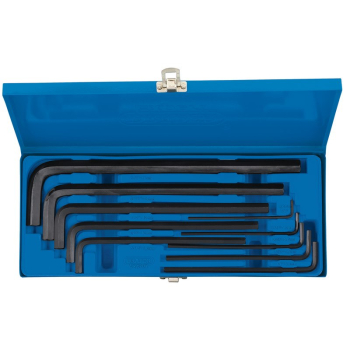 Draper ELKW10M/B Metric Extra Long Pattern Hexagon Key Set (10 Piece) - Code: 33895 - Pack Qty 1