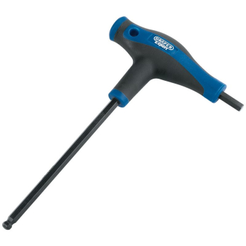 Draper THEX/SG/B Soft Grip 'T' Handle Hexagon and Ball End Key, 5.0mm - Code: 33910 - Pack Qty 1