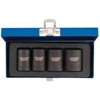 Draper LWNS4-B Draper Expert Locking Wheel Nut Set, 1/2 inch  Sq. Dr. (4 Piece) - Code: 34032 - Pack Qty 1
