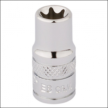 Draper TS14/B Draper TX-STAR® Socket, 1/4 inch  Sq. Dr., E8 - Code: 34132 - Pack Qty 1