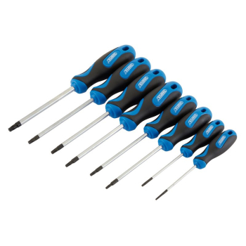 Draper 865/8B Draper TX-STAR® and Draper TX-STAR® Security Soft Grip Screwdriver Set (8 Piece) - Code: 34251 - Pack Qty 1