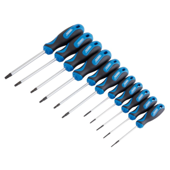Draper 865/11 Draper TX-STAR® and Draper TX-STAR® Security Soft Grip Screwdriver Set (11 Piece) - Code: 34253 - Pack Qty 1