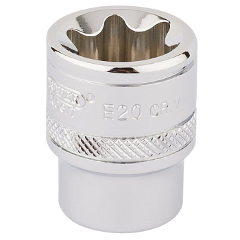 Draper TS38/B Draper Expert TX-STAR® Socket, 3/8 inch  Sq. Dr., E20 - Code: 34265 - Pack Qty 1