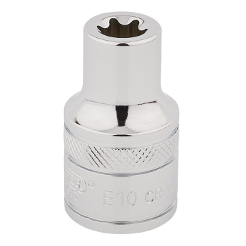 Draper TS12/B Draper TX-STAR® Socket, 1/2 inch  Sq. Dr., E10 - Code: 34270 - Pack Qty 1