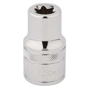 Draper TS12/B Draper TX-STAR® Socket, 1/2 inch  Sq. Dr., E12 - Code: 34274 - Pack Qty 1