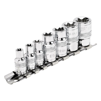 Draper BD7TX/B Draper Expert TX-STAR® Socket Set, 1/4 inch  and 3/8 inch  Sq. Dr. (7 Piece) - Code: 34412 - Pack Qty 1