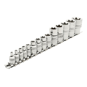 Draper BDH14TX/B Draper Expert TX-STAR® Socket Set, 1/4 inch , 3/8 inch  & 1/2 inch  Sq. Dr. (14 Piece) - Code: 34415 - Pack Qty 1