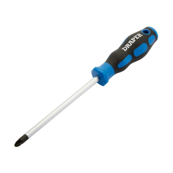 Draper 865/PZ Soft Grip PZ TYPE Screwdriver, No.3 x 150mm - Code: 34549 - Pack Qty 1