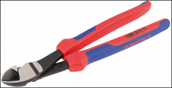 Draper 74 22 250 Knipex 74 22 250 High Leverage Diagonal Side Cutter with 12° Head, 250mm - Code: 34605 - Pack Qty 1