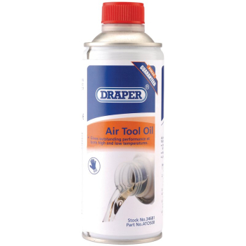 Draper ATO500 Air Tool Oil, 500ml - Discontinued - Code: 34681 - Pack Qty 1