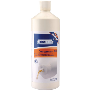 Draper CO1000 Compressor Oil, 1L - Discontinued - Code: 34683 - Pack Qty 1