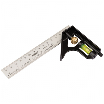 Draper 7C Metric and Imperial Combination Square, 150mm - Code: 34702 - Pack Qty 1
