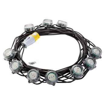 Defender E89354 110V 50W Heavy Duty LED Encapsulated Festoon String Lights, 22m - E89354 - Code: 34747 - Pack Qty 1