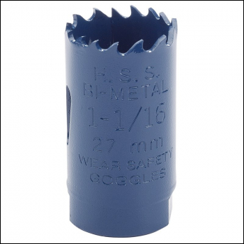 Draper HSP HSS Bi-metal Holesaw Blade, 27mm - Code: 34755 - Pack Qty 1