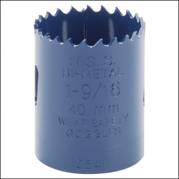 Draper HSP HSS Bi-metal Holesaw Blade, 40mm - Code: 34759 - Pack Qty 1