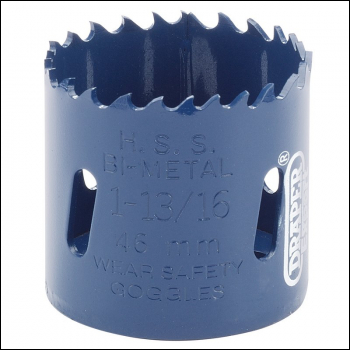 Draper HSP HSS Bi-metal Holesaw Blade, 46mm - Code: 34760 - Pack Qty 1