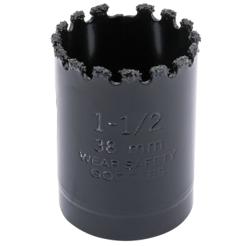 Draper TCGHSP Draper Expert Tungsten Carbide Grit Hole Saw, 38mm - Code: 34892 - Pack Qty 1