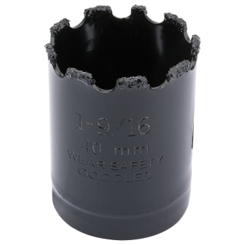 Draper TCGHSP Draper Expert Tungsten Carbide Grit Hole Saw, 40mm - Code: 34893 - Pack Qty 1