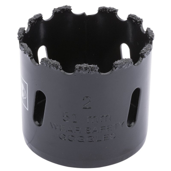 Draper TCGHSP Draper Expert Tungsten Carbide Grit Hole Saw, 51mm - Code: 34943 - Pack Qty 1