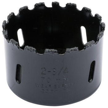 Draper TCGHSP Draper Expert Tungsten Carbide Grit Hole Saw, 70mm - Code: 34952 - Pack Qty 1