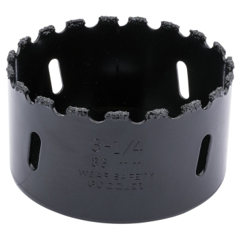 Draper TCGHSP Draper Expert Tungsten Carbide Grit Hole Saw, 83mm - Code: 34954 - Pack Qty 1