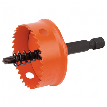 Draper HHSP Bi-Metal Hole Saw with Integrated Arbor, 35mm - Code: 34988 - Pack Qty 1