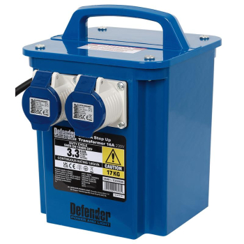 Defender E203030 3.3kVA 230V Step Up Transformer, 16A - E203030 - Code: 35001 - Pack Qty 1