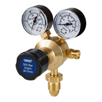Draper W703 Argon Regulator, 300 Bar - Code: 35017 - Pack Qty 1