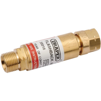 Draper W704 In-Line Fuel Flashback Arrestor - Code: 35018 - Pack Qty 1