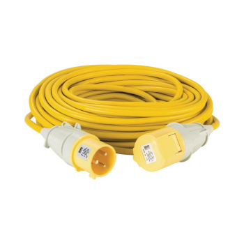 Defender E85262 110V Extension Lead Yellow 4mm&sup2;, 32A, 25m - E85262 - Code: 35063 - Pack Qty 1