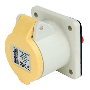 Defender E884100 110V Panel Socket, 16A - E884100 - Code: 35126 - Pack Qty 10