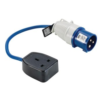 Defender E85300 230V Fly Lead Converter 16A - 13A - E85300 - Code: 35154 - Pack Qty 1