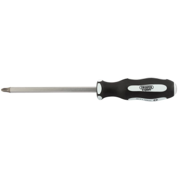 Draper 996CS/PT 'Pound Thru' Cross Slot Soft Grip Screwdriver, No.3 x 150mm - Code: 35225 - Pack Qty 1