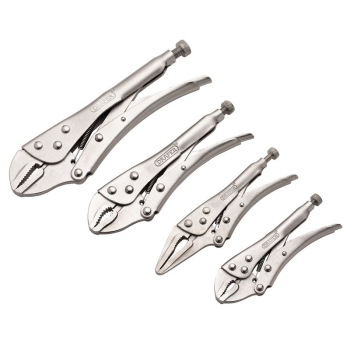 Draper 9006/4 Locking Pliers Set (4 Piece) - Code: 35373 - Pack Qty 1