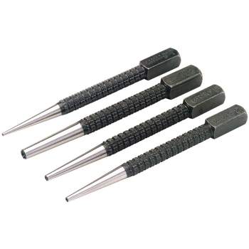 Draper 622/4 Set of Cupped Nailsets (4 Piece) - Code: 35480 - Pack Qty 1