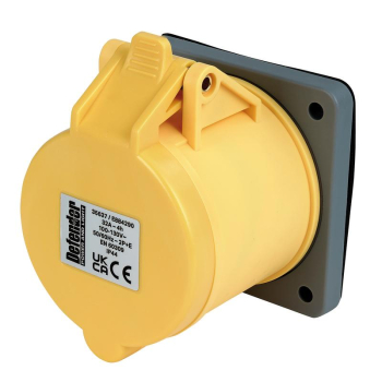 Defender E884290 110V Panel Socket, 32A - E884290 - Code: 35637 - Pack Qty 10