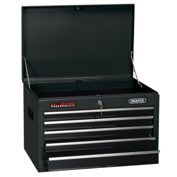 Draper TC5D/BK Tool Chest, 5 Drawer, 26 inch , Black - Code: 35737 - Pack Qty 1