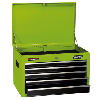 Draper TC5D/G Tool Chest, 5 Drawer, 26 inch , Green - Code: 35739 - Pack Qty 1